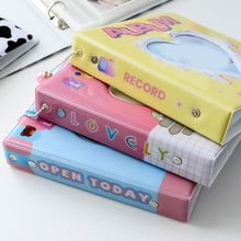 Load image into Gallery viewer, 50/100 Pockets Photo Album Hollow Heart Mini Photocard Holder 4/6 Inches Card Binder & Stickers Storage Business Card Bag Polaroid Book Album Gifts For Valentines Day