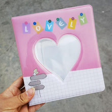 Load image into Gallery viewer, 50/100 Pockets Photo Album Hollow Heart Mini Photocard Holder 4/6 Inches Card Binder & Stickers Storage Business Card Bag Polaroid Book Album Gifts For Valentines Day