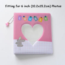 Load image into Gallery viewer, 50/100 Pockets Photo Album Hollow Heart Mini Photocard Holder 4/6 Inches Card Binder & Stickers Storage Business Card Bag Polaroid Book Album Gifts For Valentines Day