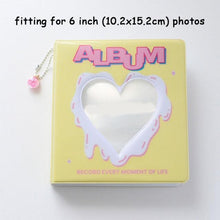 Load image into Gallery viewer, 50/100 Pockets Photo Album Hollow Heart Mini Photocard Holder 4/6 Inches Card Binder & Stickers Storage Business Card Bag Polaroid Book Album Gifts For Valentines Day