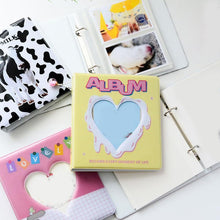 Load image into Gallery viewer, 50/100 Pockets Photo Album Hollow Heart Mini Photocard Holder 4/6 Inches Card Binder & Stickers Storage Business Card Bag Polaroid Book Album Gifts For Valentines Day