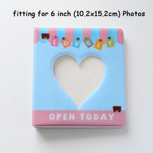 Load image into Gallery viewer, 50/100 Pockets Photo Album Hollow Heart Mini Photocard Holder 4/6 Inches Card Binder & Stickers Storage Business Card Bag Polaroid Book Album Gifts For Valentines Day