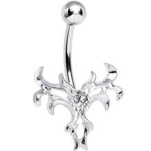 Load image into Gallery viewer, Crystalline Gem Exotic Leaves Belly Ring