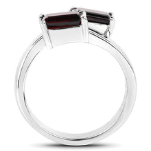 Load image into Gallery viewer, 2.40 Carat Genuine Garnet .925 Sterling Silver Ring