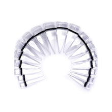 Load image into Gallery viewer, 00G to 1 inch 18 Piece Clear Acrylic Ear Stretching Taper Kit