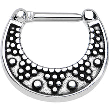 Load image into Gallery viewer, 14G 5/16 Aztec Wonders Septum Clicker