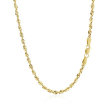 Load image into Gallery viewer, 10K Yellow Gold Lite Rope Chain (2.50 mm)