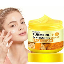 Load image into Gallery viewer, 50g/1.75 Oz Turmeric + Vitamin C Face Cream with Hyaluronic Acid