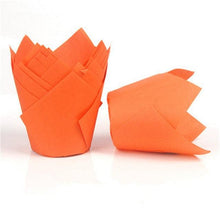 Load image into Gallery viewer, 50pcs Newspaper Style Cupcake Liner Baking Cup For Wedding Party Muffin Cupcake Paper Cup Oilproof Cake Wrapper Cupcake Baking Cups Muffin Baking Liners Holders Cupcake Wrapper Brown White Bright Nature Color
