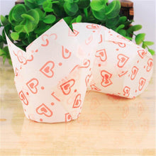 Load image into Gallery viewer, 50pcs Newspaper Style Cupcake Liner Baking Cup For Wedding Party Muffin Cupcake Paper Cup Oilproof Cake Wrapper Cupcake Baking Cups Muffin Baking Liners Holders Cupcake Wrapper Brown White Bright Nature Color