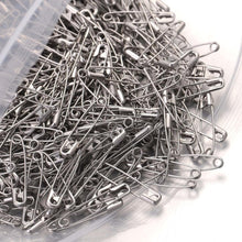 Load image into Gallery viewer, 50pcs/lot High Quality Stainless Steel Safety Pins Sewing Tools Accessory Needles Large Safety Pin Small Silver Metal Needles Large Safety Pin Small Brooch Accessories