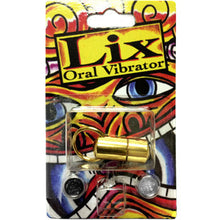 Load image into Gallery viewer, 14G Gold Anodized Titanium Lix Oral Vibrator Captive Ring