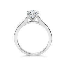 Load image into Gallery viewer, 14K White Gold 1.0 Cttw Round Lab Grown Diamond Eagle Claw 4-Prong Set Solitaire Engagement Ring (F-G Color, VS2-SI1 Clarity) - Ring Size 7