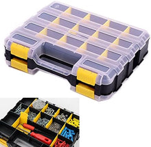 Load image into Gallery viewer, Double Side Tools Box Organizer with Removable Dividers