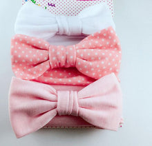 Load image into Gallery viewer, Modern 3Pcs Set Elastic Baby Headband Cute Bow Knot Kids Hair Bands For Newborn Baby Girl