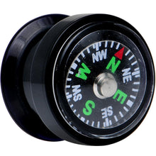 Load image into Gallery viewer, Acrylic Black Find Your Direction Compass Screw Fit Plug 0G to 1"