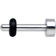 Load image into Gallery viewer, 14G Stainless Steel Single Flare Flat Top Plug