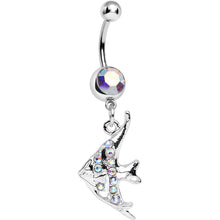 Load image into Gallery viewer, Aurora Gem Coral Reef Tropical Fish Dangle Belly Ring