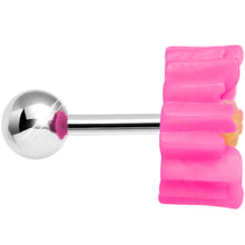Load image into Gallery viewer, 16G Hot Pink Desert Cactus Flower Cartilage Tragus Earring