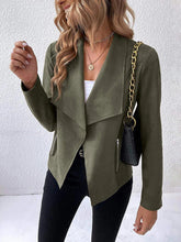 Load image into Gallery viewer, Classic Minimalist Collared Long Sleeve Jacket for Women – Minimalist & Lightweight Everyday Outerwear