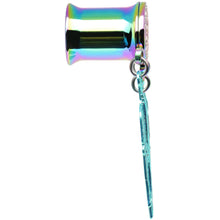Load image into Gallery viewer, 0G Rainbow Titanium Dreamcatcher Dangle Tunnel Sizes 00G to 1 Inch