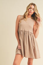Load image into Gallery viewer, Round Neck Mini Tank Dress For Women–Comfortable, Versatile & Perfect for Casual or Dressy Occasions