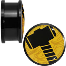 Load image into Gallery viewer, 7/8 Licensed Hammer of Thor Acrylic Screw Fit Plugs Set