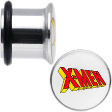 Load image into Gallery viewer, 7/16 Licensed X-Men Single Flare Steel Tunnel Plugs Set