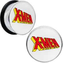 Load image into Gallery viewer, 7/8 Licensed X-Men Single Flare Steel Tunnel Plugs Set