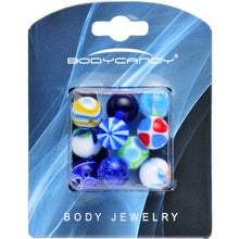 Load image into Gallery viewer, 5mm Got the Blues Acrylic Replacement Ball Bonus Back