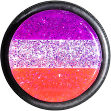 Load image into Gallery viewer, 5/8 Multi Pink Acrylic Perfectly Rosy Glitter Single Flare Plug
