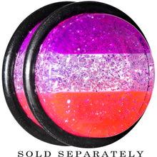 Load image into Gallery viewer, 5/8 Multi Pink Acrylic Perfectly Rosy Glitter Single Flare Plug