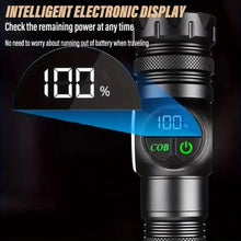 Load image into Gallery viewer, Rechargeable LED Flashlight with 5 Modes & Magnetic Base – Gift Box
