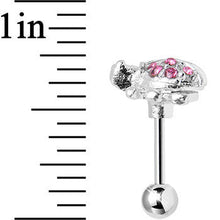 Load image into Gallery viewer, Pink Gem Lovely Ladybug Tragus Cartilage Earring