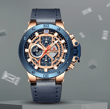 Load image into Gallery viewer, Men's Casual Waterproof Watch With Chronometers And Fluorescent Hands Excellent Design Perfect Gift