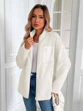 Load image into Gallery viewer, Winter Warm Zip Up Long Sleeve Jacket Fuzzy Cozy & Stylish Jacket Cold-Weather Essential Outdoor Jacket