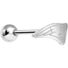 Load image into Gallery viewer, Officially Licensed NFL Cut Out New England Patriots Tongue Ring