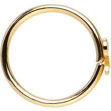 Load image into Gallery viewer, 20G 5/16 Gold IP Girly Bow Nose Hoop