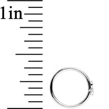 Load image into Gallery viewer, 20G 5/16 Stainless Steel Girly Bow Nose Hoop