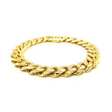 Load image into Gallery viewer, 14k Yellow Gold Polished Curb Chain Bracelet