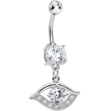 Load image into Gallery viewer, Clear Gem Mysterious and Exquisite Eye Dangle Belly Ring
