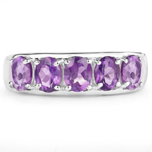 Load image into Gallery viewer, 1.70 Carat Genuine Amethyst .925 Sterling Silver Ring