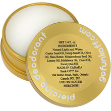 Load image into Gallery viewer, Clear Gem Yellow Funk-Off Piercing Deodorant