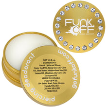 Load image into Gallery viewer, Clear Gem Yellow Funk-Off Piercing Deodorant