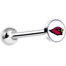 Load image into Gallery viewer, Officially Licensed NFL Arizona Cardinals Barbell Tongue Ring
