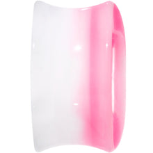 Load image into Gallery viewer, 18mm White Pink Acrylic Adoring Heart Saddle Plug