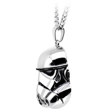 Load image into Gallery viewer, Licensed Steel Star Wars 3D Stormtrooper Pendant Necklace