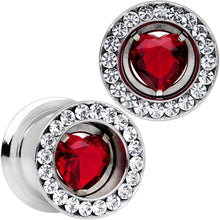 Load image into Gallery viewer, 7/16 Red Heart Steel Double Flare Internally Threaded Plug Set