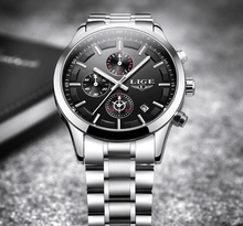 Load image into Gallery viewer, Men's Waterproof Watch With Chronometers And Date Display Unique Design Perfect Gift