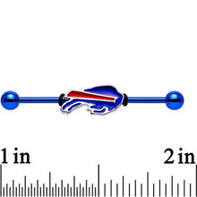 Load image into Gallery viewer, Officially Licensed Buffalo Bills Logo Industrial Barbell 38mm